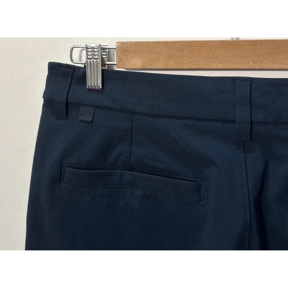 Mens Lululemon ABC Commission Golf Shorts Relaxed Navy Performance LM7A83S‎ 30